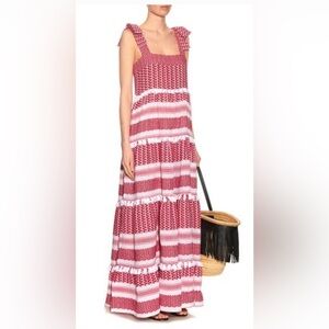 Dodo bar or gorgeous dress Red and White Patterned Women's
